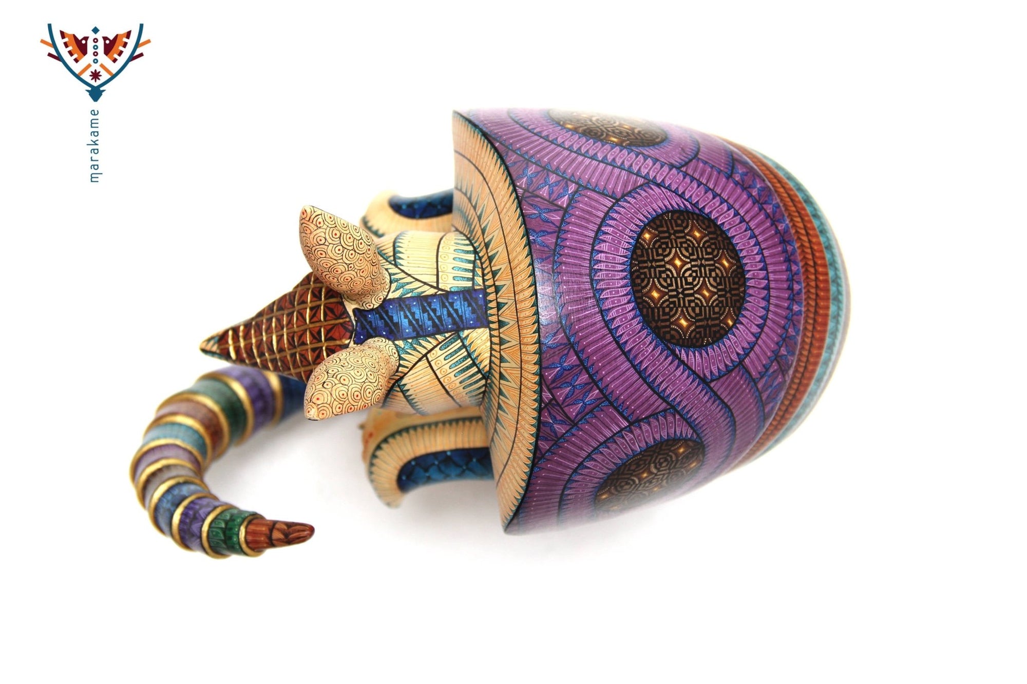 Alebrije - Armadillo - Arte Huichol - Marakame