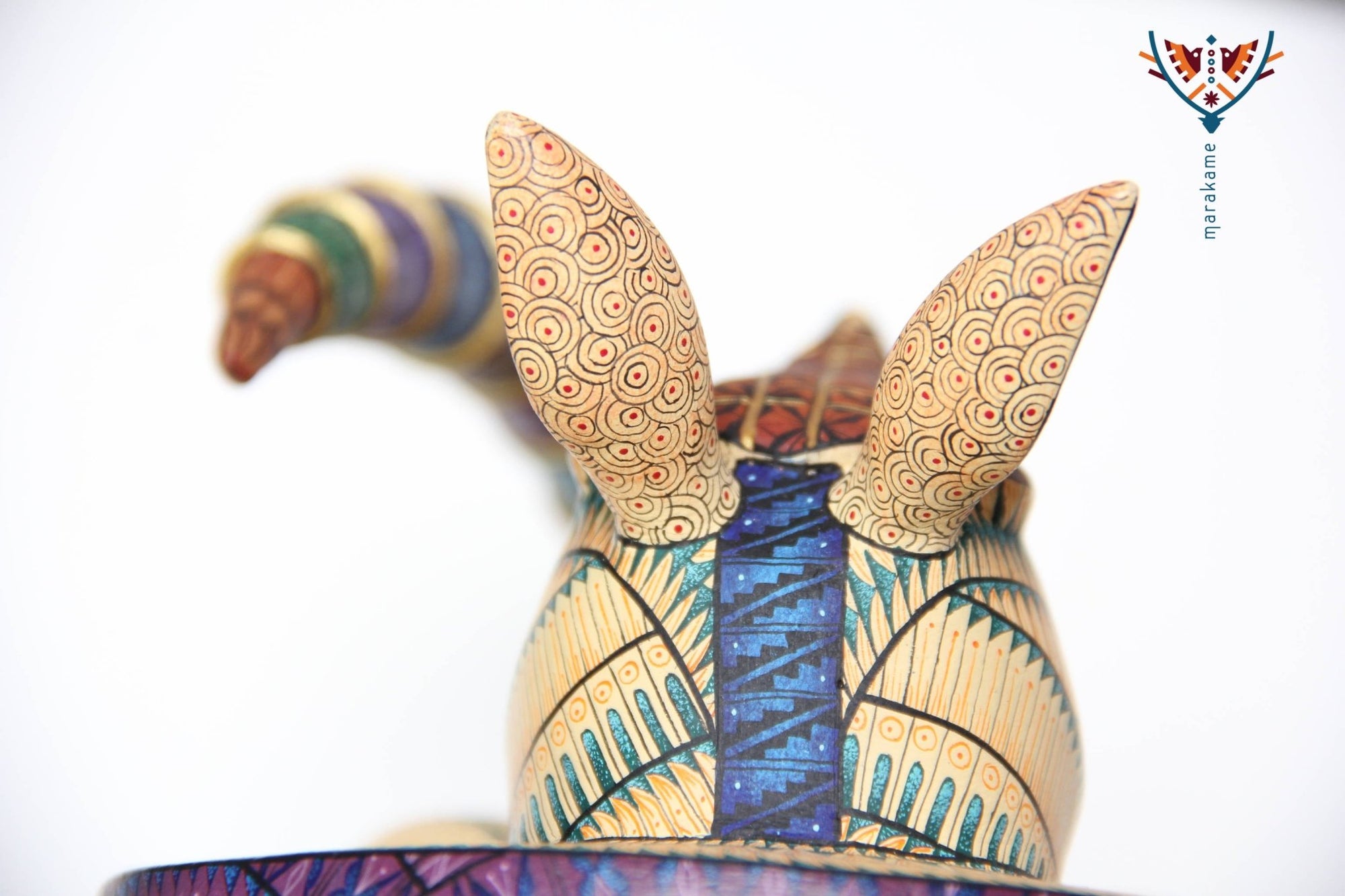 Alebrije - Armadillo - Arte Huichol - Marakame