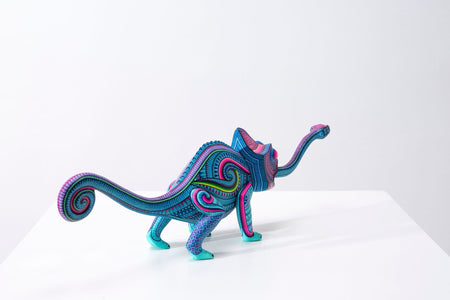 Alebrije - Camaleón - Arte Huichol - Marakame