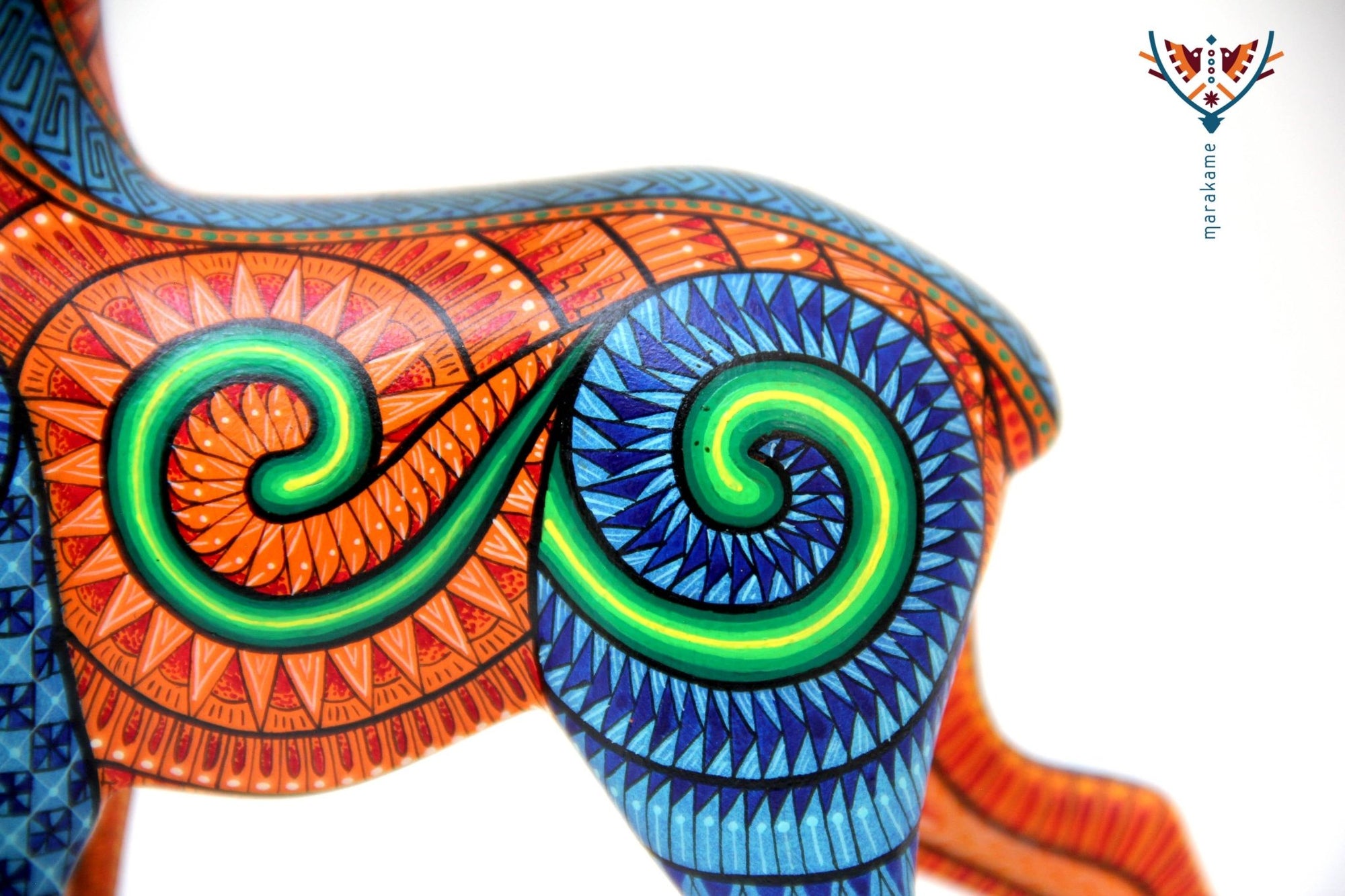 Alebrije - Cimarrón - Arte Huichol - Marakame