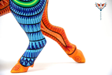 Alebrije - Cimarrón - Arte Huichol - Marakame