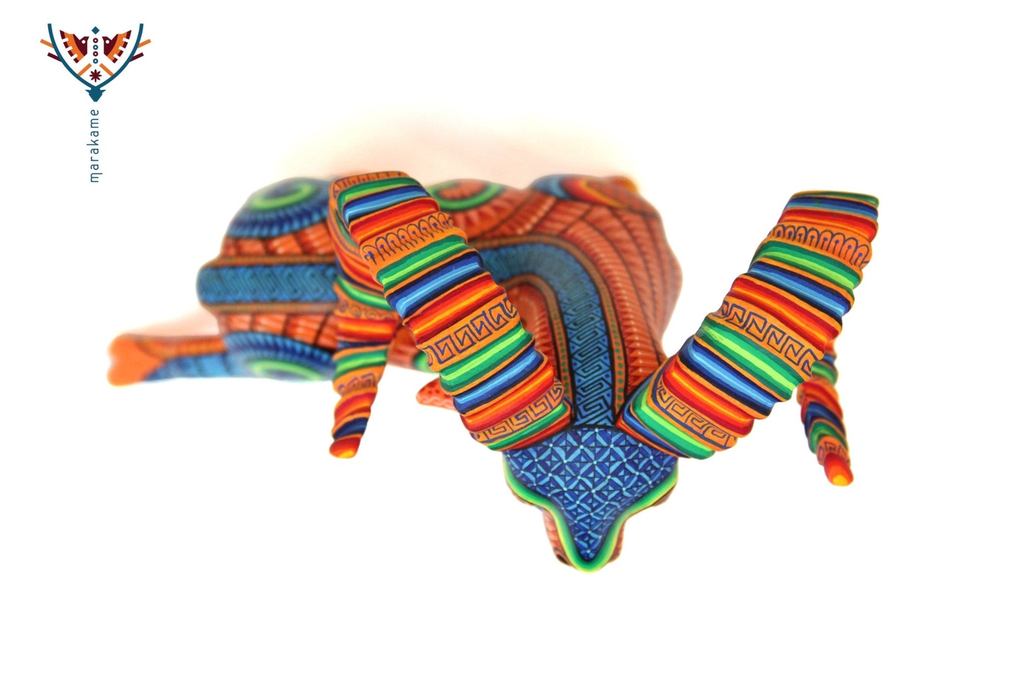 Alebrije - Cimarrón - Arte Huichol - Marakame