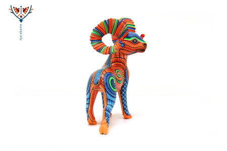 Alebrije - Cimarrón - Arte Huichol - Marakame