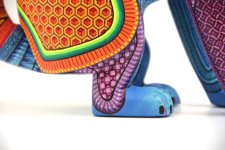 Alebrije - Conejo Armadillo - Arte Huichol - Marakame