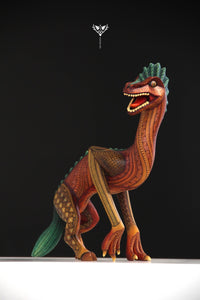 Alebrije - Dinosaurio - Arte Huichol - Marakame