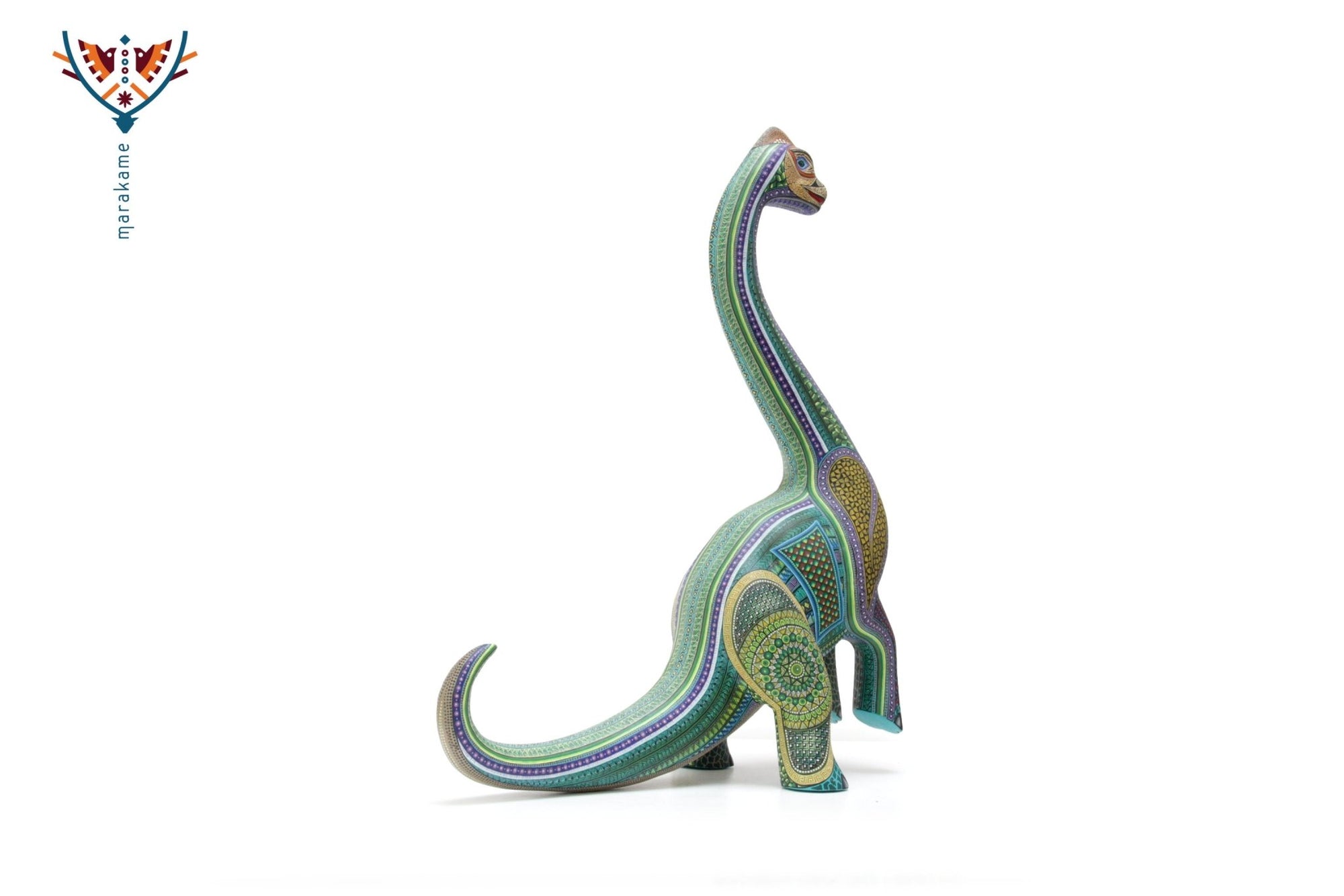 Alebrije - Diplodocus - Arte Huichol - Marakame