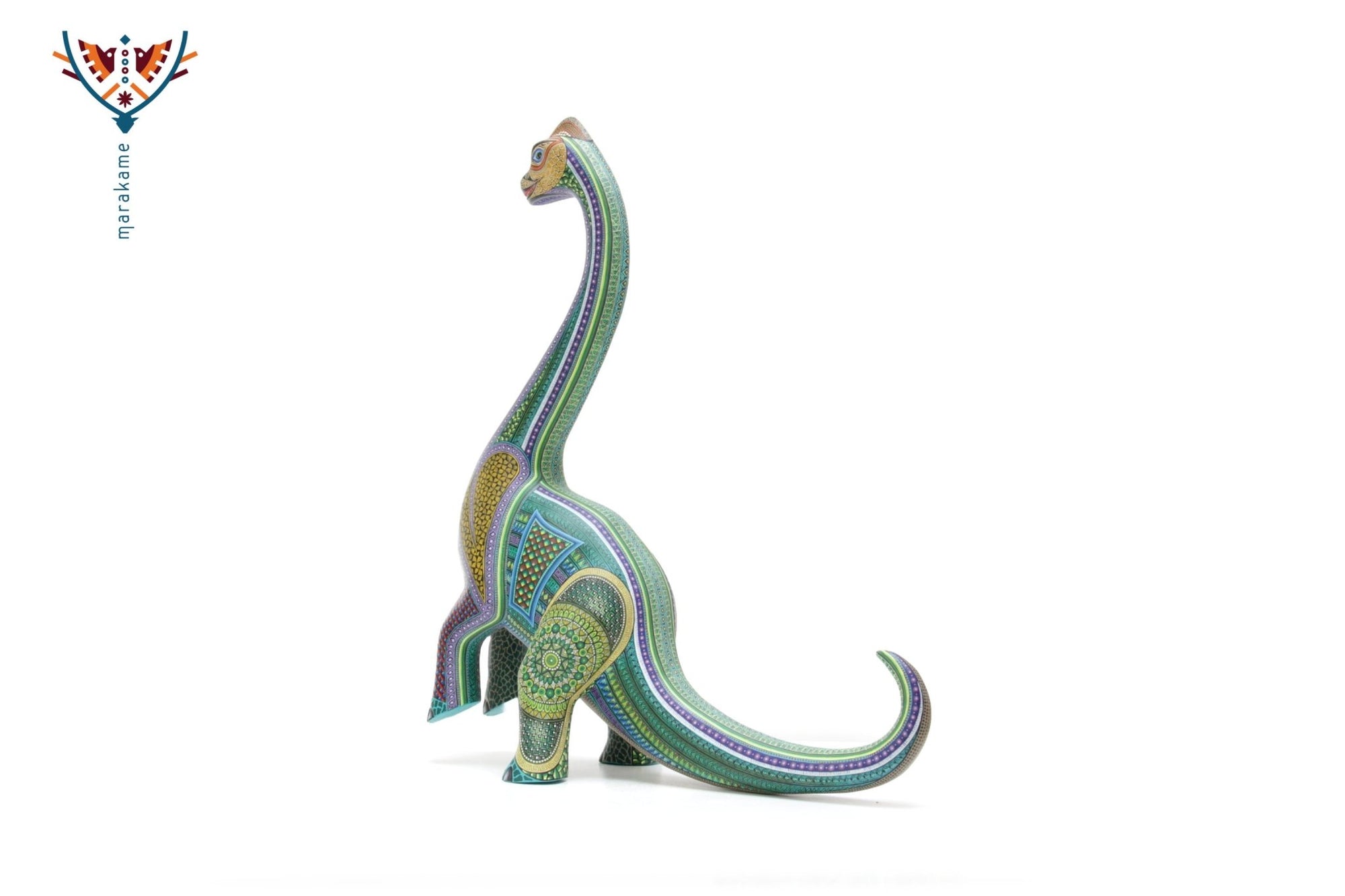 Alebrije - Diplodocus - Arte Huichol - Marakame