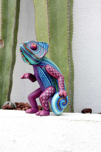 Alebrije - furcifer - Arte Huichol - Marakame