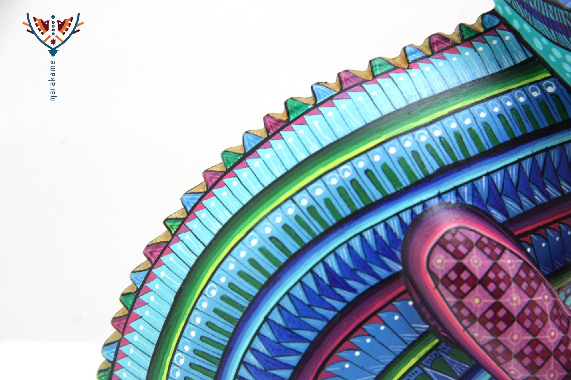 Alebrije - furcifer - Arte Huichol - Marakame