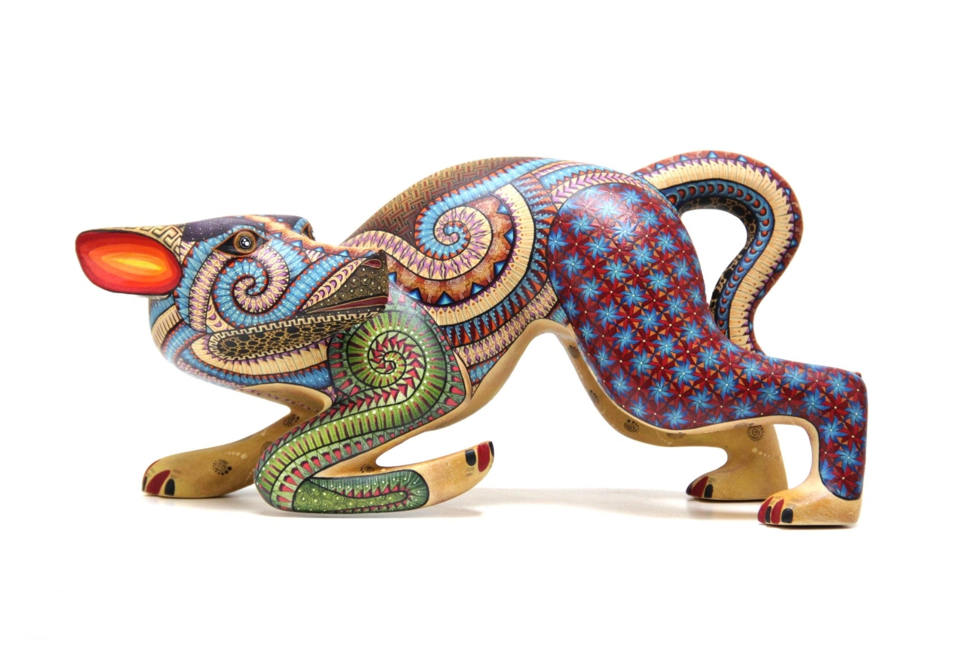 Alebrije Perro - Bekw' II - Arte Huichol - Marakame