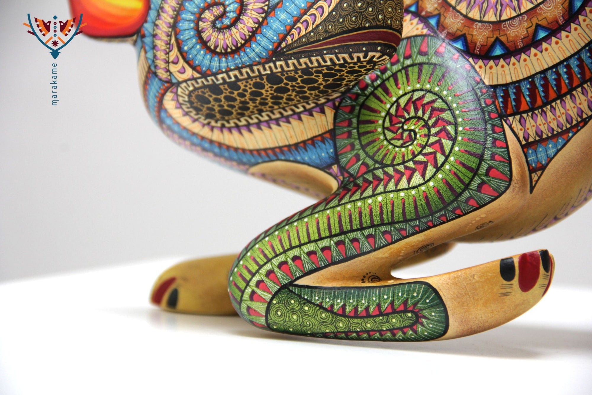 Alebrije Perro - Bekw' II - Arte Huichol - Marakame