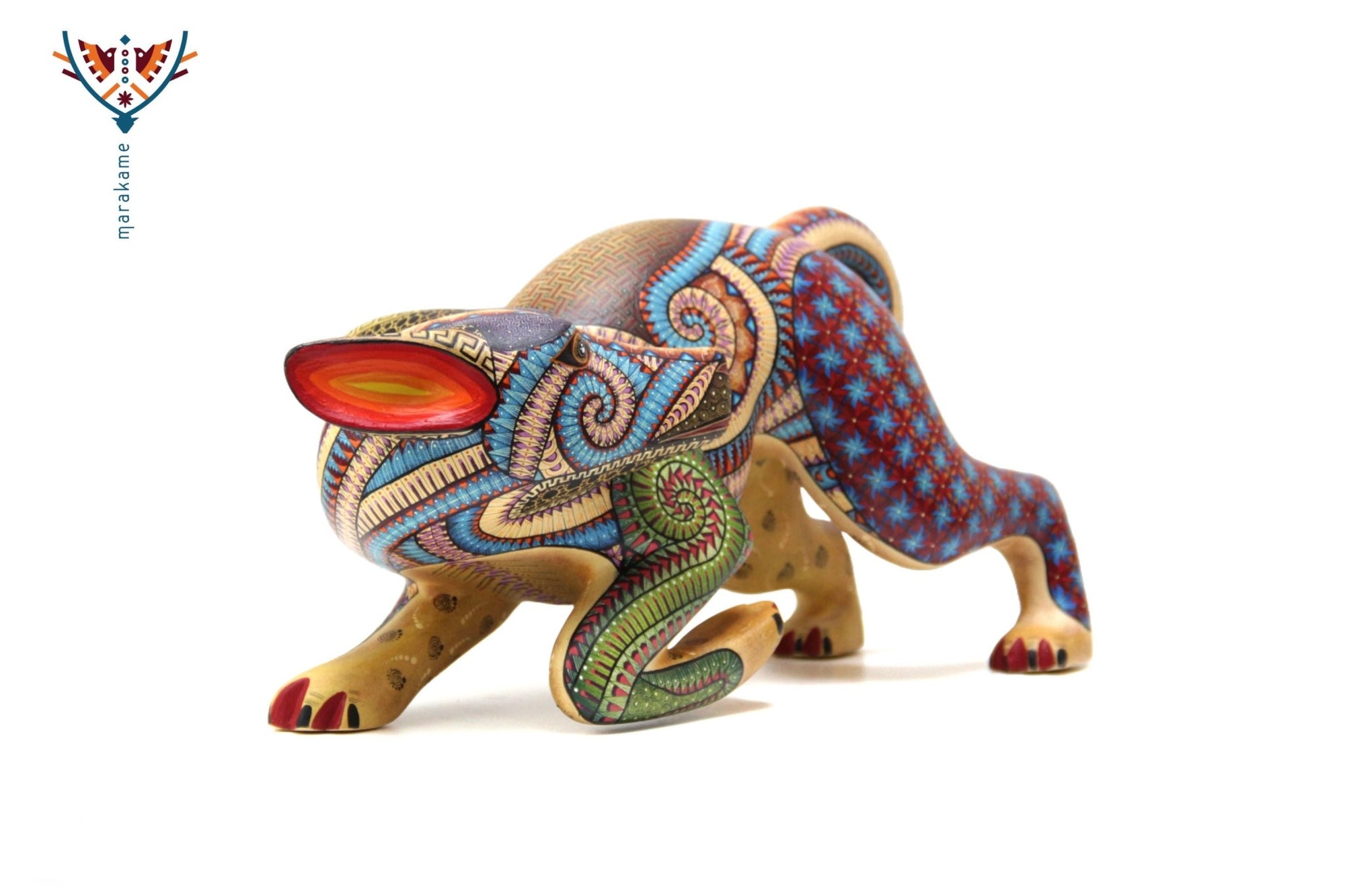 Alebrije Perro - Bekw' II - Arte Huichol - Marakame