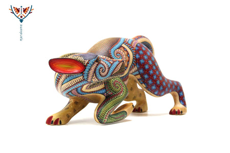 Alebrije Perro - Bekw' II - Arte Huichol - Marakame