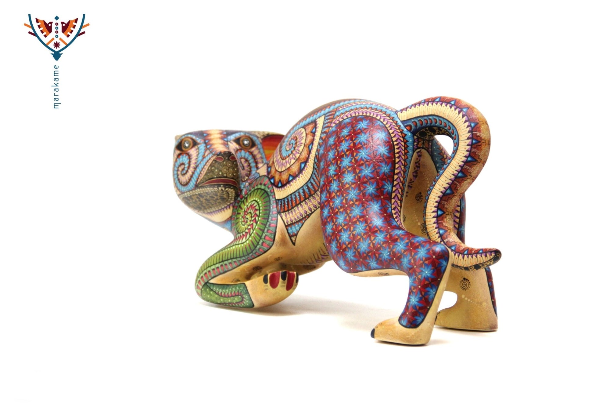 Alebrije Perro - Bekw' II - Arte Huichol - Marakame