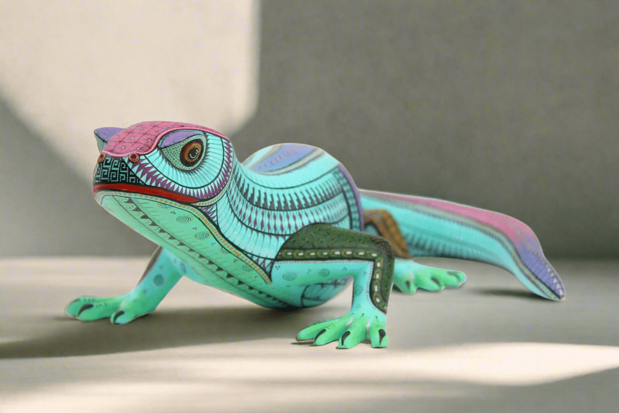 Alebrije - Salamandra - Arte Huichol - Marakame