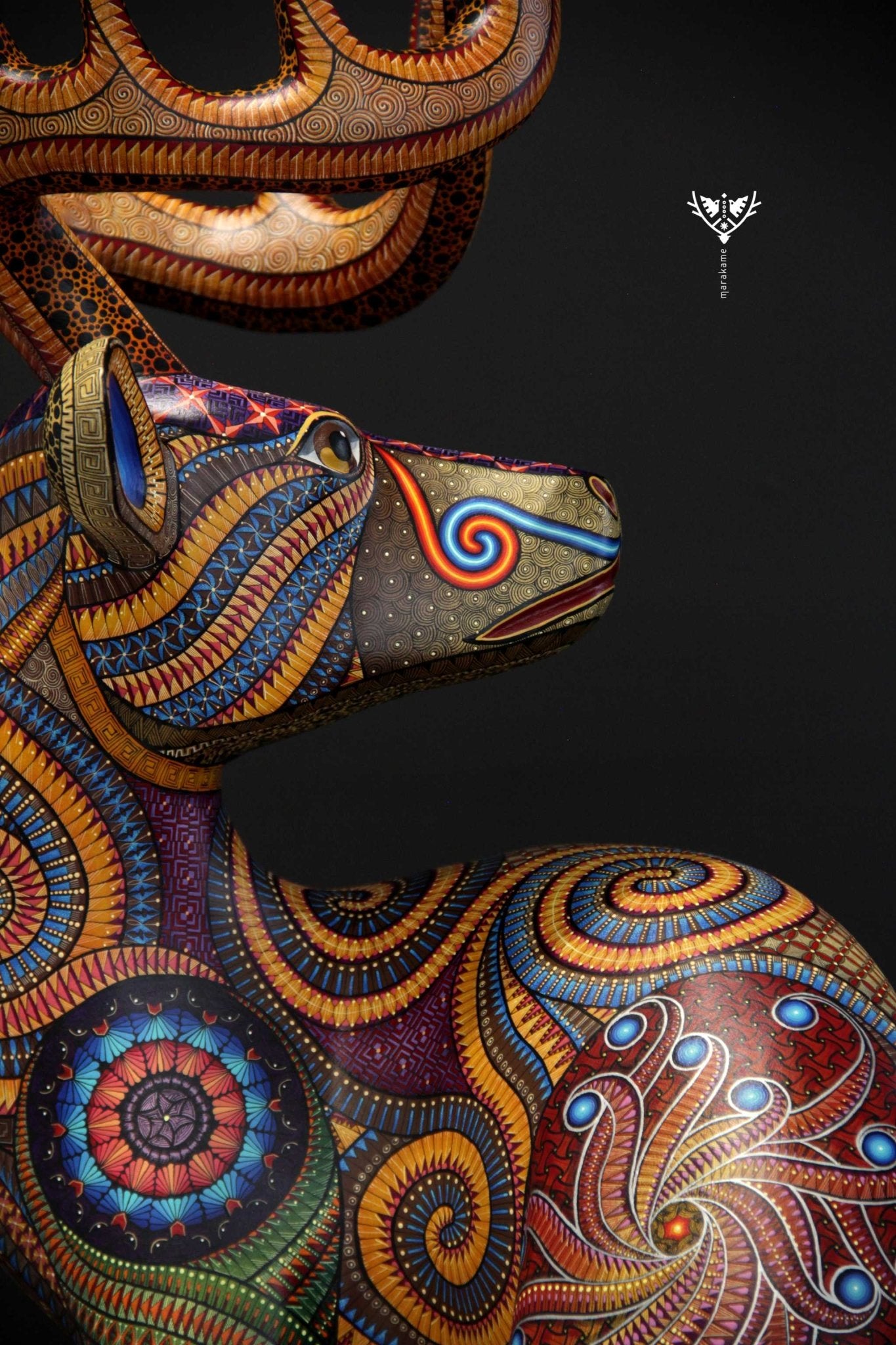 Alebrije - Venado - Arte Huichol - Marakame