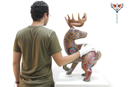 Alebrije - Venado - Arte Huichol - Marakame