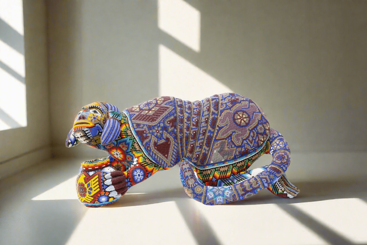 Escultura de copal - Keiyasta I - Arte Huichol - Marakame