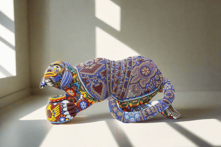 Escultura de copal - Keiyasta I - Arte Huichol - Marakame