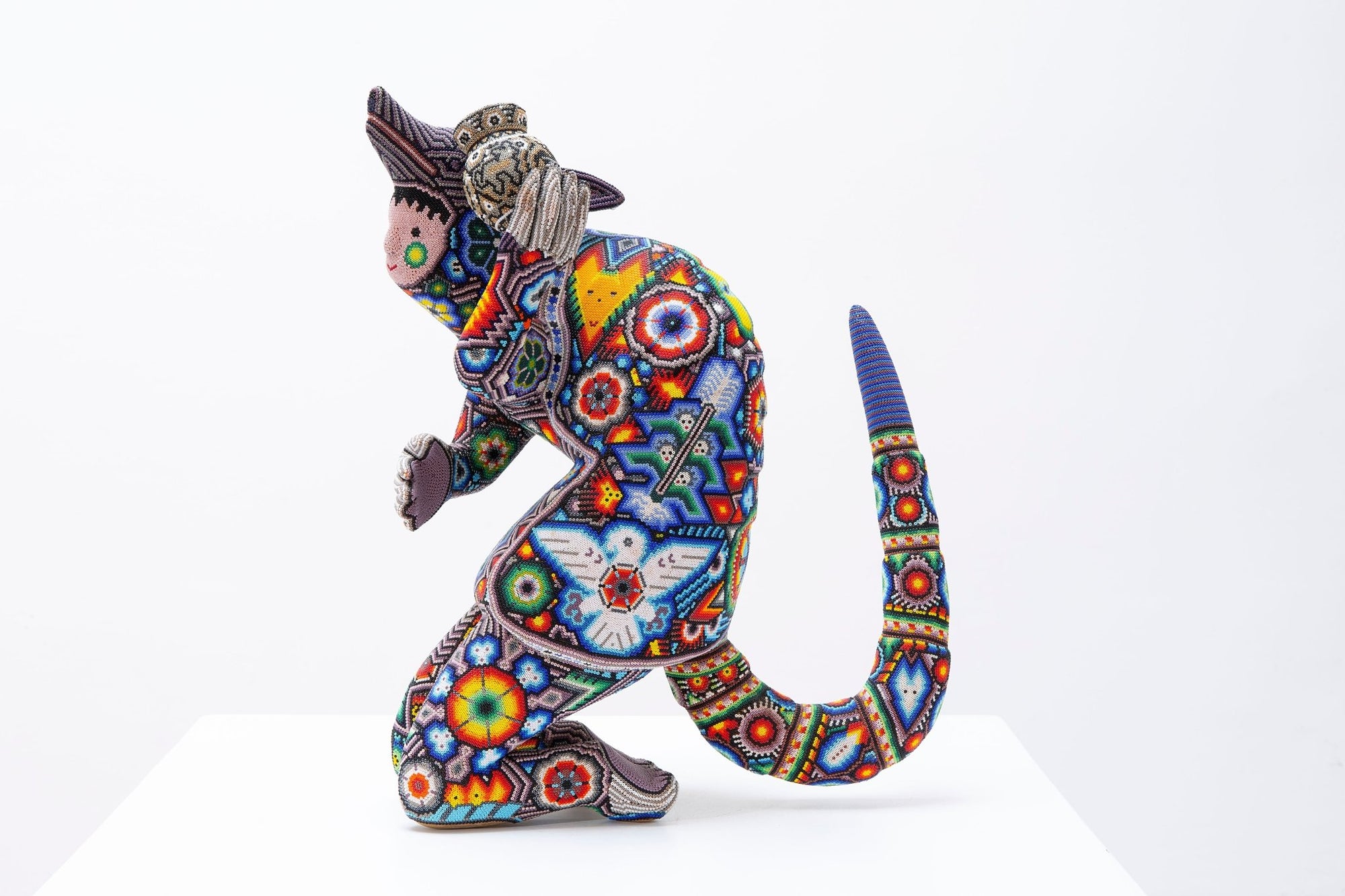 Escultura de copal Nahual - Nunutzi - Arte Huichol - Marakame