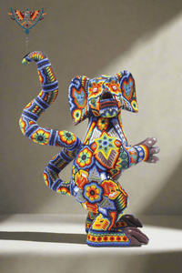 Escultura huichol - Nahual - Arte Huichol - Marakame