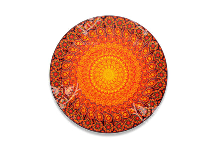 Preventa - Nierika de micro chaquira Círculo Huichol - Xawe k+pi - 80 cm. - Arte Huichol - Marakame