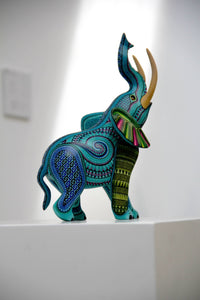 Alebrije - Elefante II - Arte Huichol - Marakame